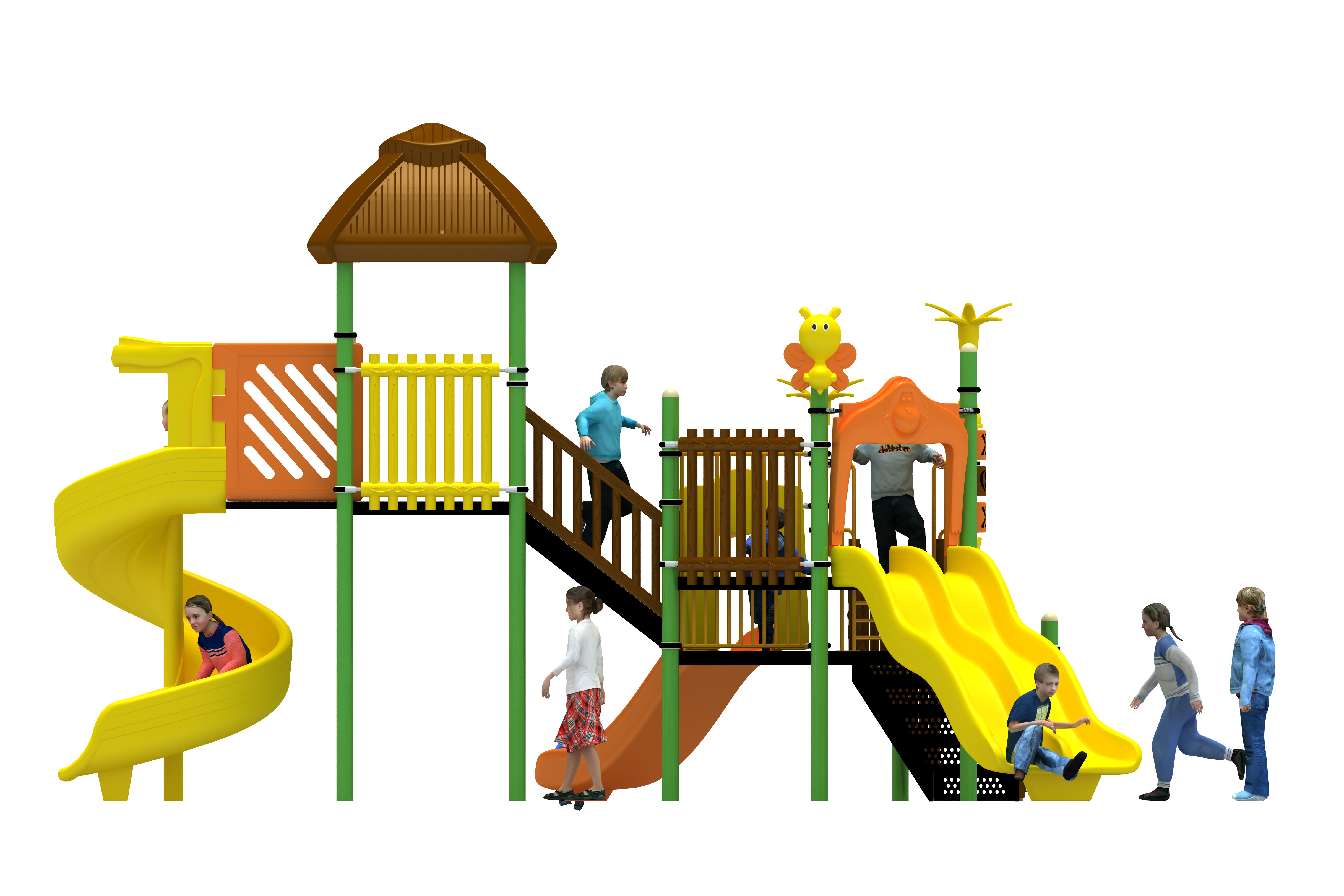 Orman Temalı Oyun Grubu C-300 PRK-304 | Temalı Metal Oyun Grupları | Erse Kent Mobilyaları